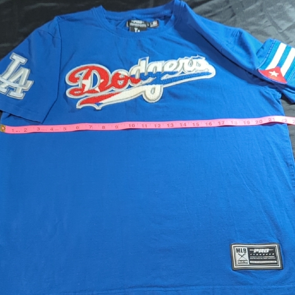 PRO STANDARD Blue Dodgers Women's Jersey, Amazing Patches. Large - Picture 8 of 14